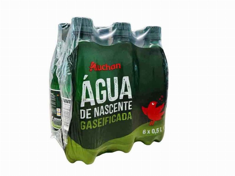 Água C/Gás Auchan 6X0.5 l