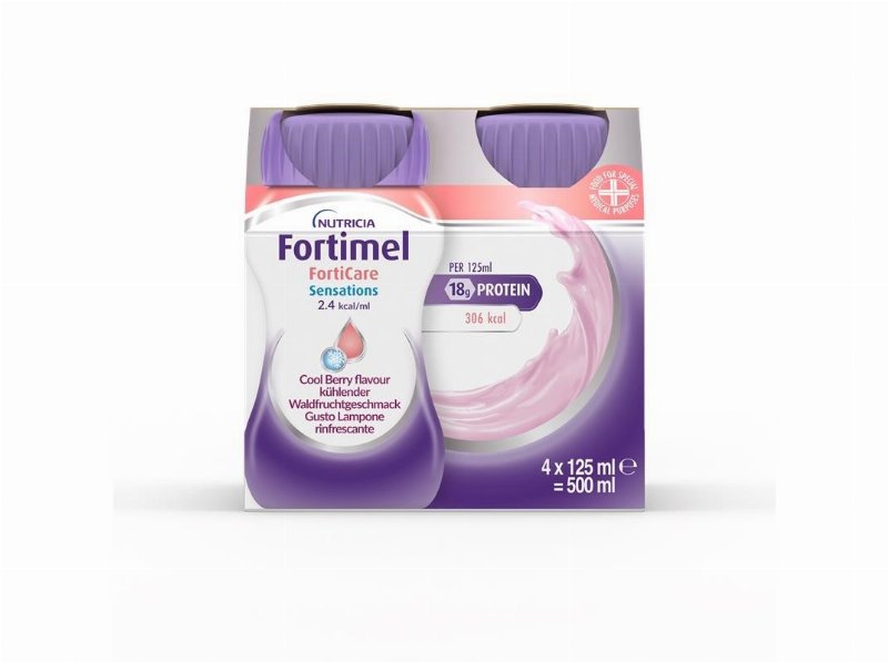 Suplemento Fortimel Forticare Frutos Vermelhos 4X125 ml