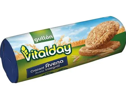 Bolachas Crocantes Original Vitalday Com Aveia Integral Gullón 0.28Kg