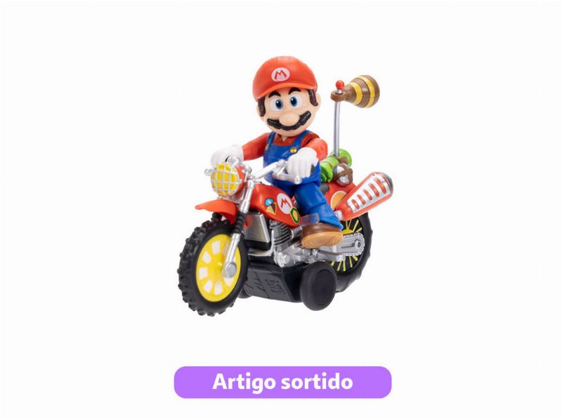 Figura Super Mario Veículo E Figura Modelos Sortidos