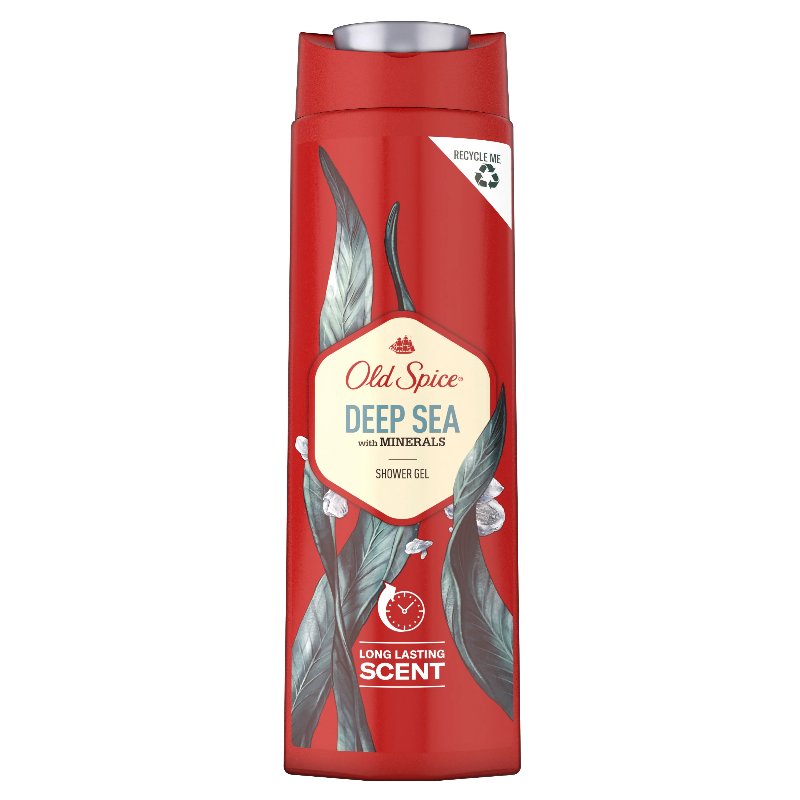 Gel Old Spice Banho 2 Em 1 Deep Sea 400 ml