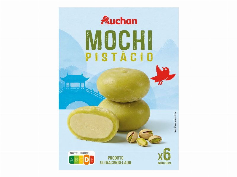 Gelado Mochi Auchan Pistácio 6Un 210 g