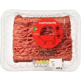 Preparado De Carne Picada De Bovino Continente 465 gr