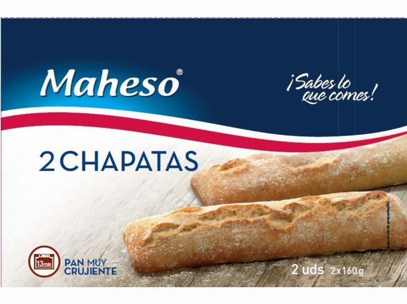 Pão Maheso Chapata 2X160 g