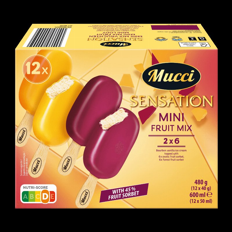 Gelado Mini Mix De Fruta 12 X 50 ml