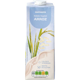 Bebida Vegetal De Arroz Sem Adição De Açúcar Continente 1 Lt