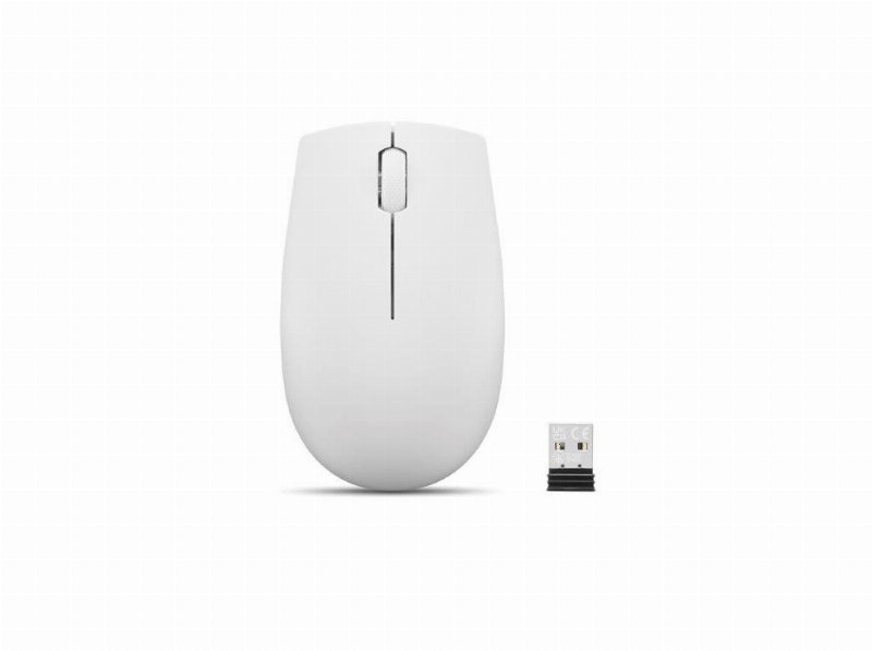 Rato Lenovo 300 Compact Wireless Branco