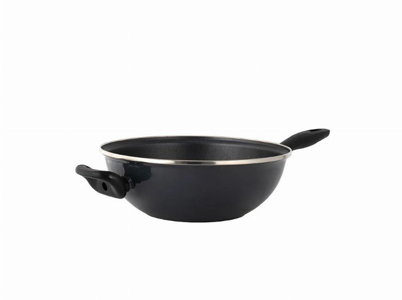 Wok Aço Esmaltado Actuel Apto Indução 28Cm