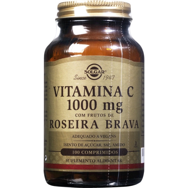 Vitamina C 1000 Mg Roseira Brava 100 comprimidos