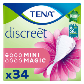 Pensos Incontinência Discreet Mini Magic Tena 34 Un