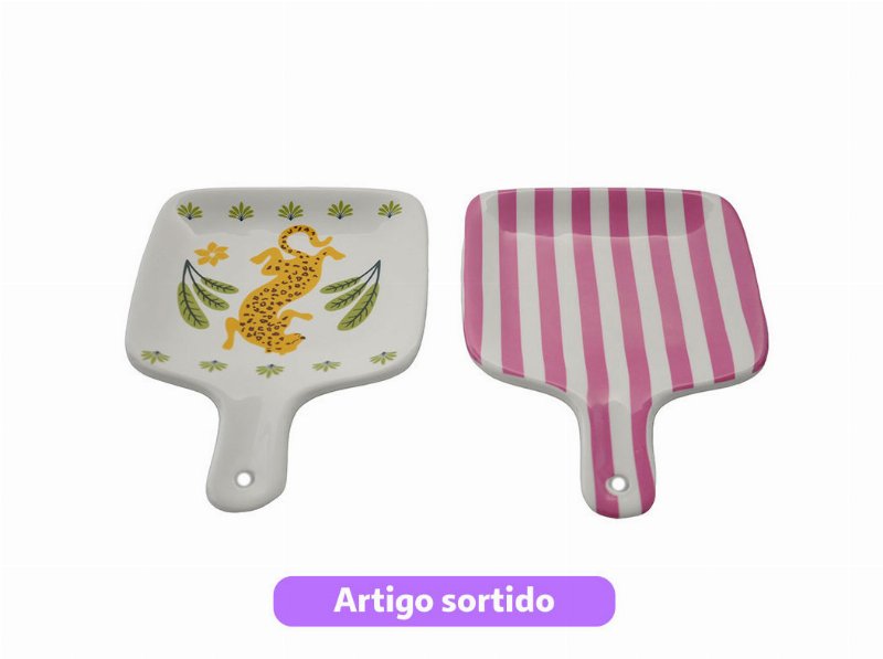 Travessa Porcelana Actuel 22X16Cm Modelos Sortidos