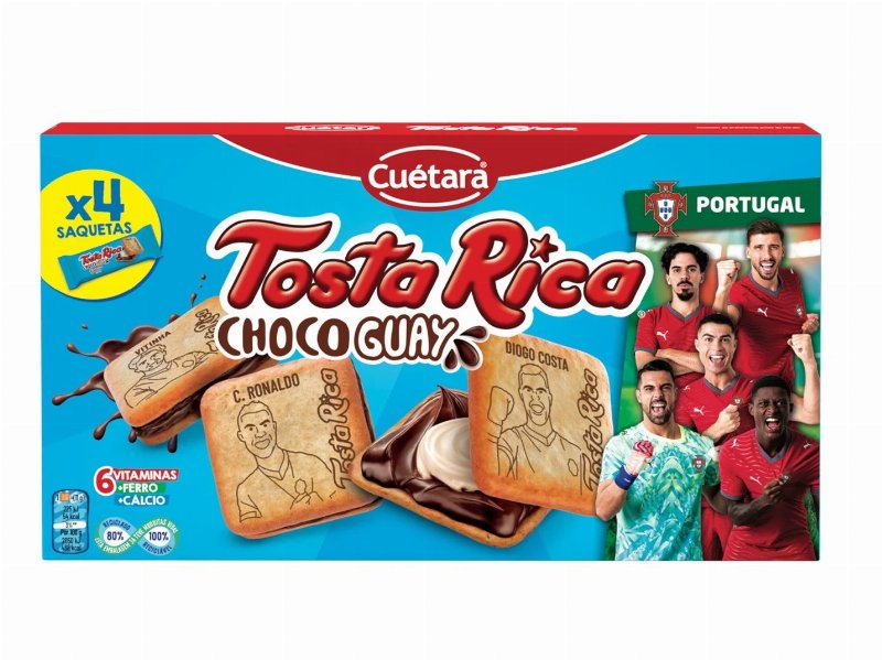 Bolacha Cuétara Tosta Rica Choco Guay 168 g