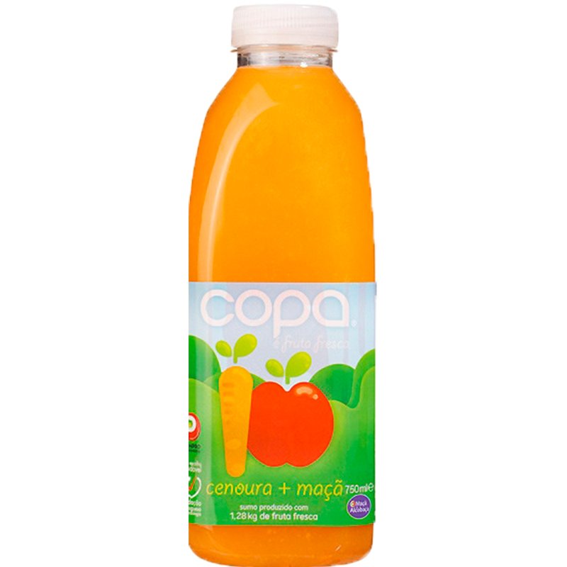 Sumo Natural De Cenoura E Maçã 750 ml