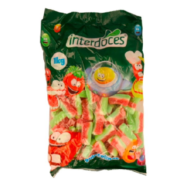 Gomas Melancia 1 kg Interdoces