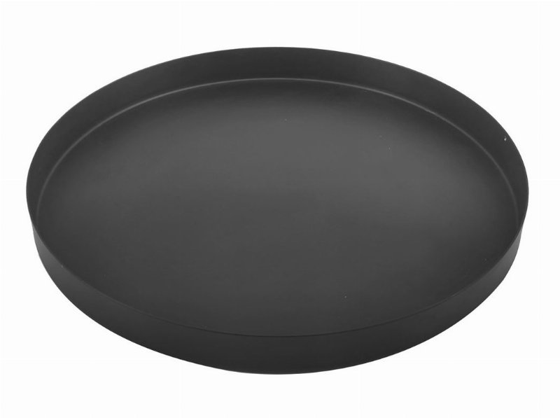 Base Velas Metal Actuel Preto 22Cm