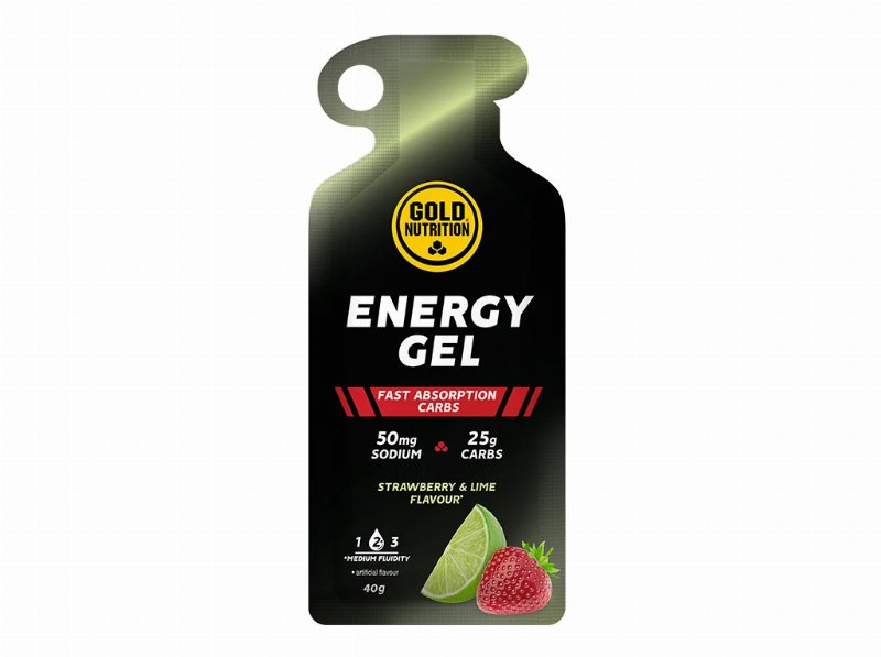 Energy Gel Goldnutrition Morango-Lima 40 g
