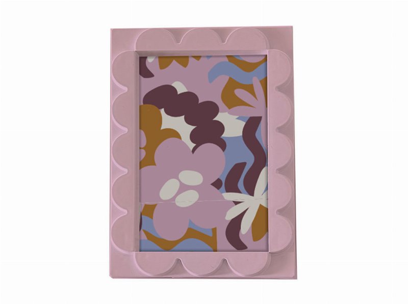 Moldura Wavy Actuel Rosa 12.5X18X1.7Cm