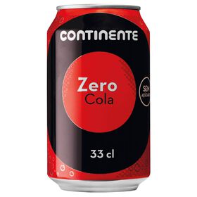 Refrigerante Com Gás Cola Zero Continente 33 cl