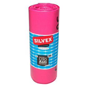 Sacos Lixo Anti-Bactérias 50 Lt Silvex 10 Un