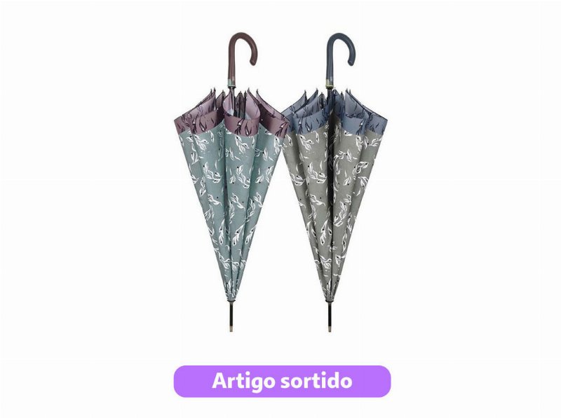Guarda-Chuva Senhora Longo Perletti Automático Cores Sortidas