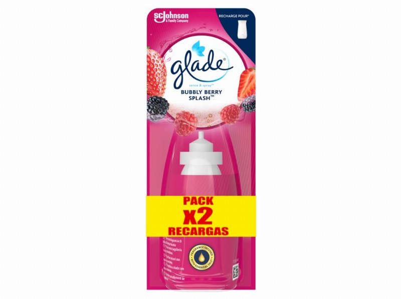 Ambientador S&S Recarga Glade Berry Splash 2X18 ml