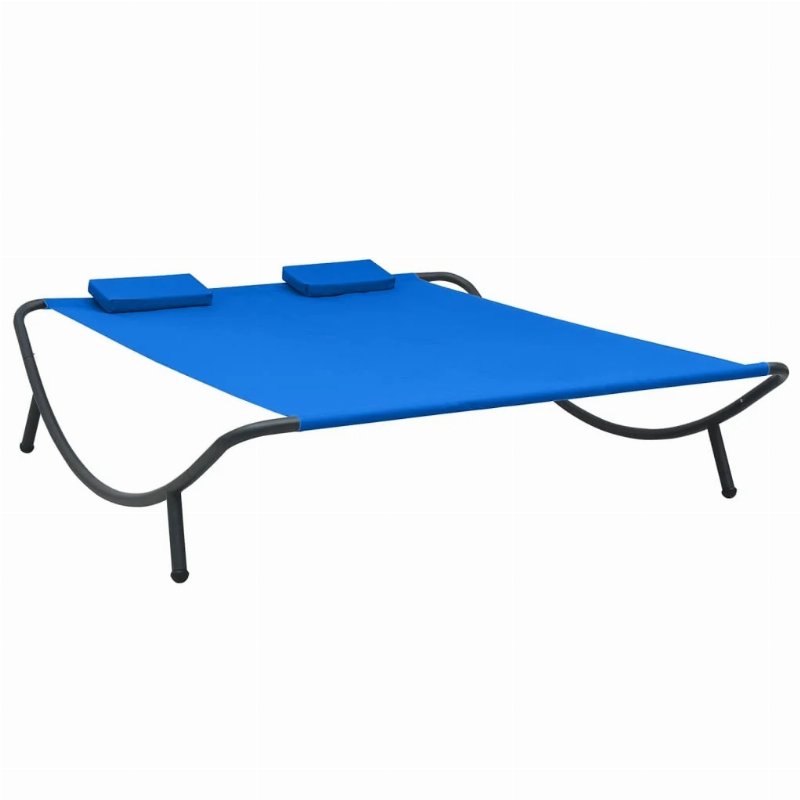 Hkh Espreguiçadeira De Exterior Em Tecido - Azul