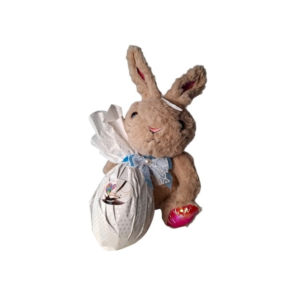 Ovo De Chocolate Com Coelho Peluche 100 g