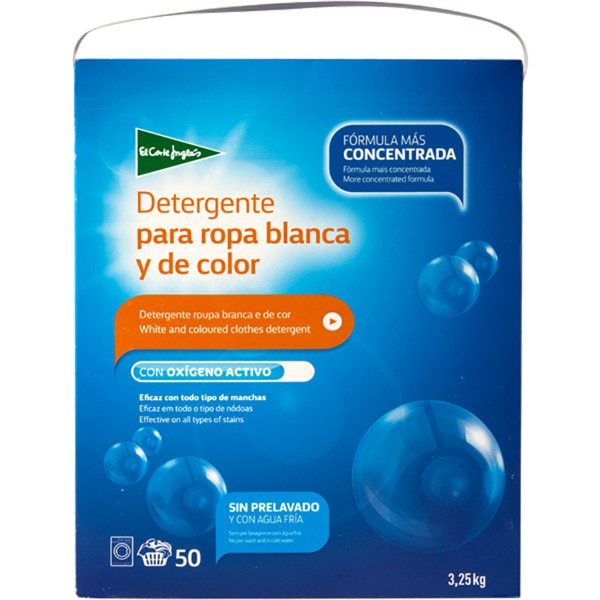 Detergente Para A Máquina Da Roupa Branca E De Cor Em Pó 50 doses