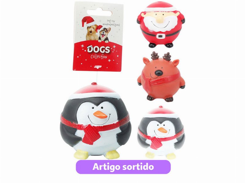 Brinquedo Cão Dogs Collection Natal Vinil Modelos Sortidos
