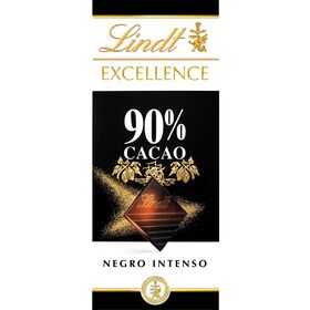Tablete De Chocolate Negro Excellence 90% Cacau Lindt 100 gr