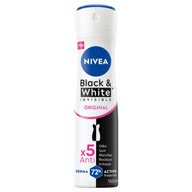 Desodorizante Spray Black & White Invisible Original Nivea 150 ml