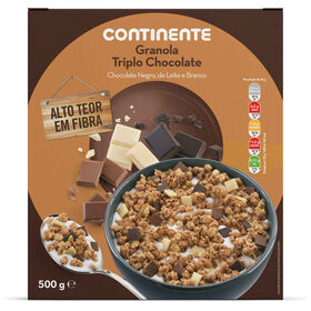 Granola Triplo Chocolate Continente 500 gr