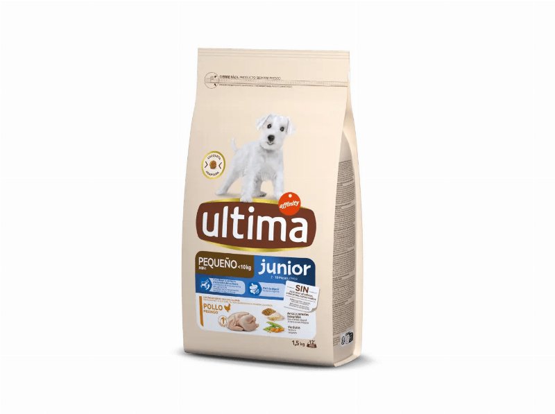 Ração Para Cão Ultima Júnior Mini Com Frango 1.5 kg