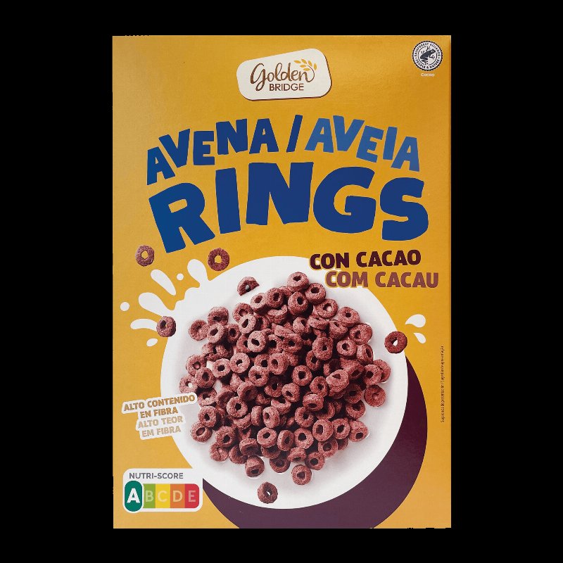 Cereais Argolas De Aveia Com Cacau 400 g