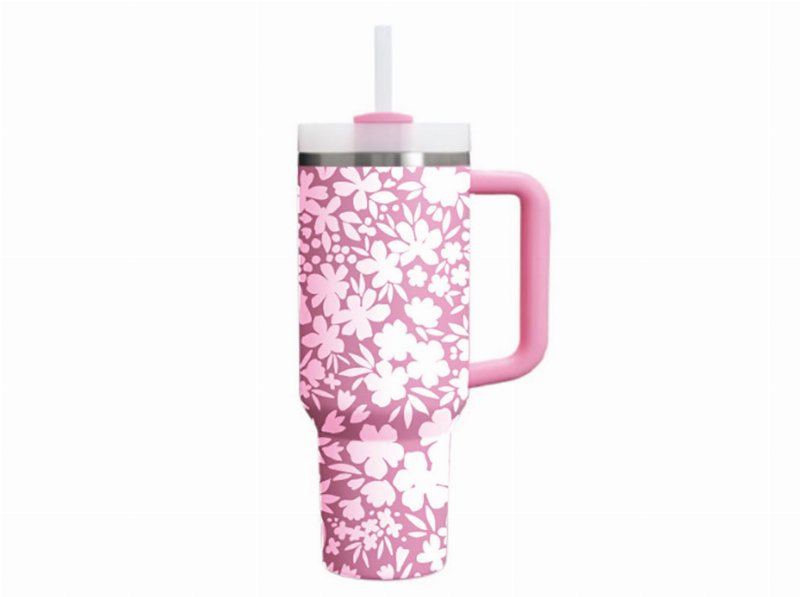 Garrafa Térmica Com Asa Actuel Inox Rosa 1.2 l