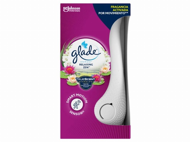 Ambientador Glade Eléctrico Aparelho Sense E Spray Relaxing Zen 18 ml