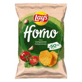 Batata Frita Forno Ondulada Sabor Camponesas Lay's 130 gr