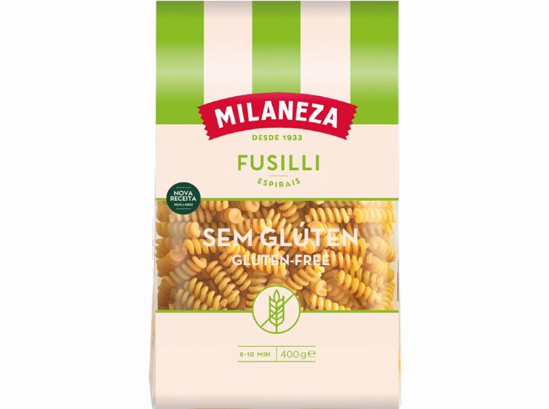 Massa Espirais Milaneza Sem Gluten 400 g
