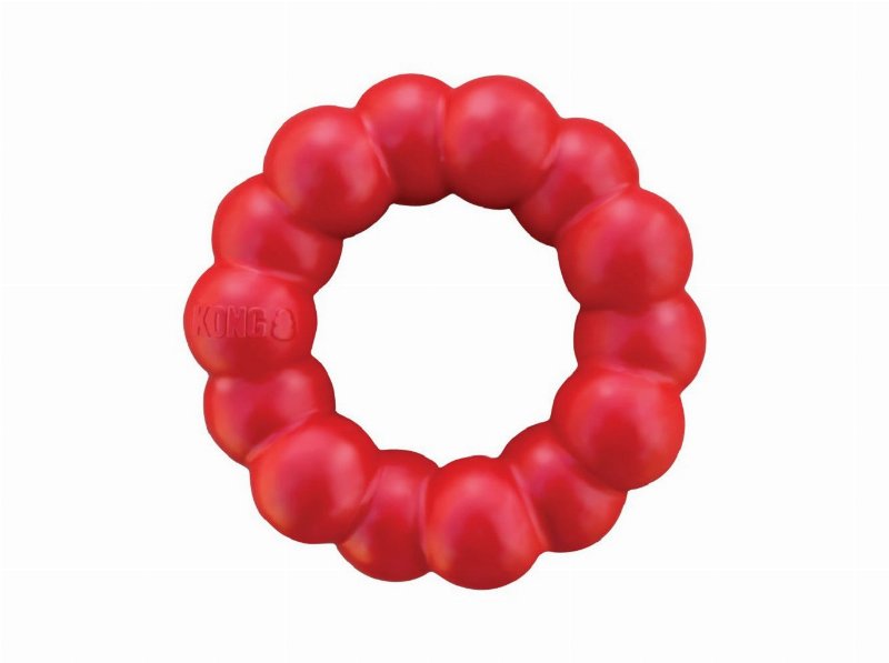 Brinquedo Para Cão Kong Anel Borracha Pequeno / Médio