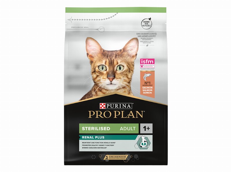 Ração Para Gato Pro Plan Esterilizado Com Salmão 3 kg