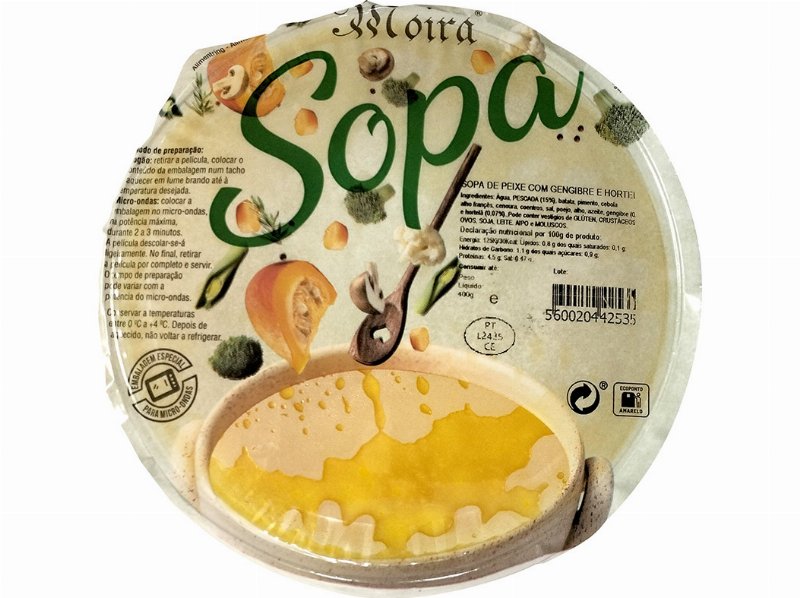Sopa De Peixe Com Hortelã E Gengibre 400 g