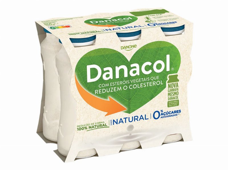 Danacol Danone Líquido Natural 6X100 g