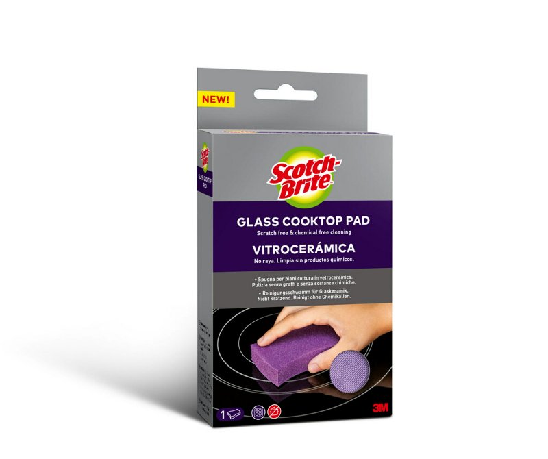 Esfregão Scotch-Brite Vitrocerâmica 1Un