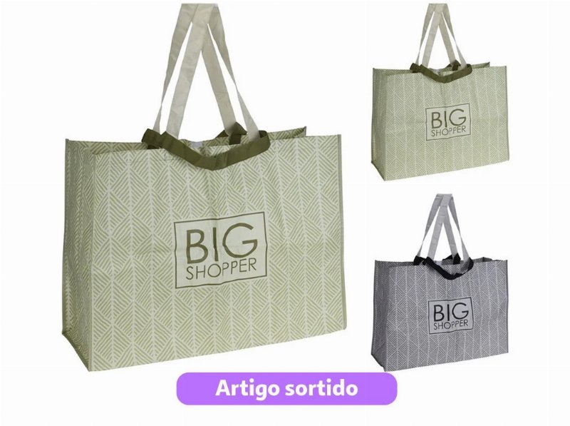 Saco Compras 70X48X26Cm Cores Sortidas