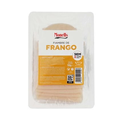 Fiambre Peito De Frango Monells 0.15Kg