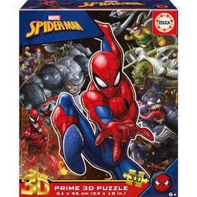 Educa - Puzzle Lenticular Spiderman 3D 300 Peças