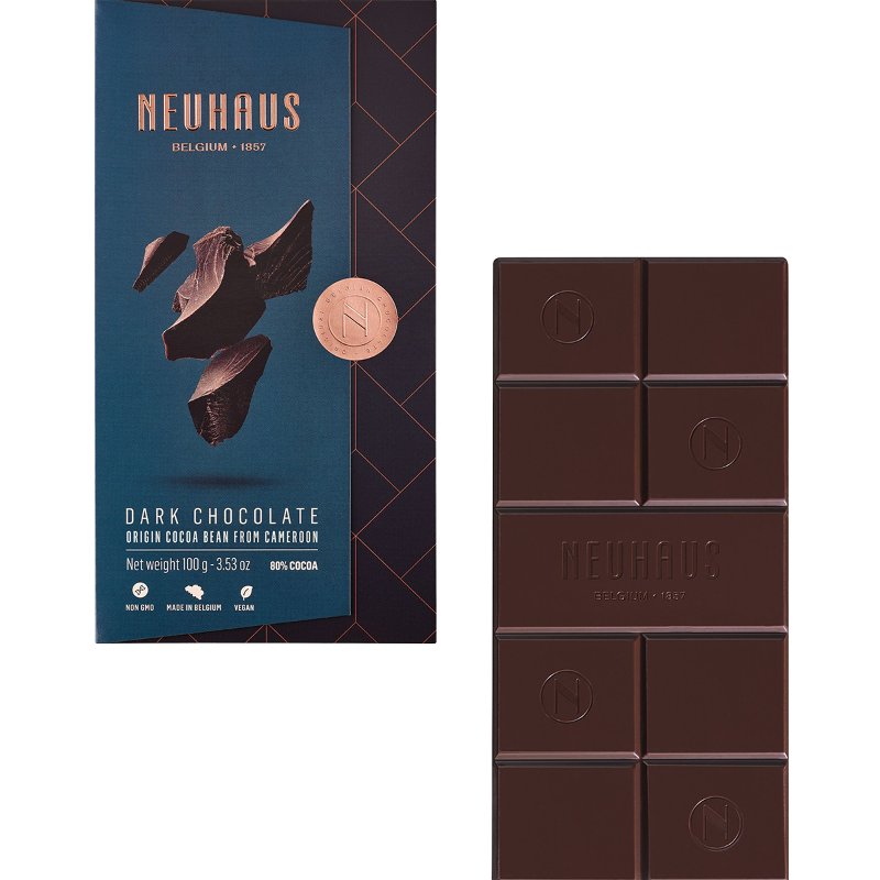 Chocolate Preto 80% Cacau Uganda 100 g