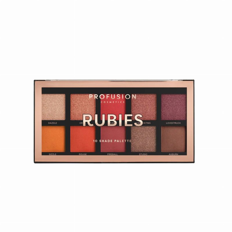 Sombras Profusion Rubies 10 Cores