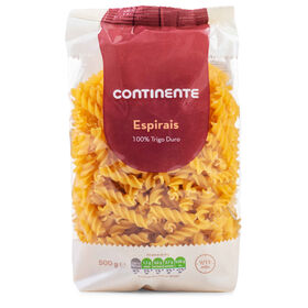 Massa Espirais Continente 500 gr