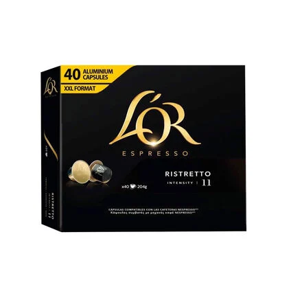 Cápsulas De Café Nespresso Ristretto L'or 40Un